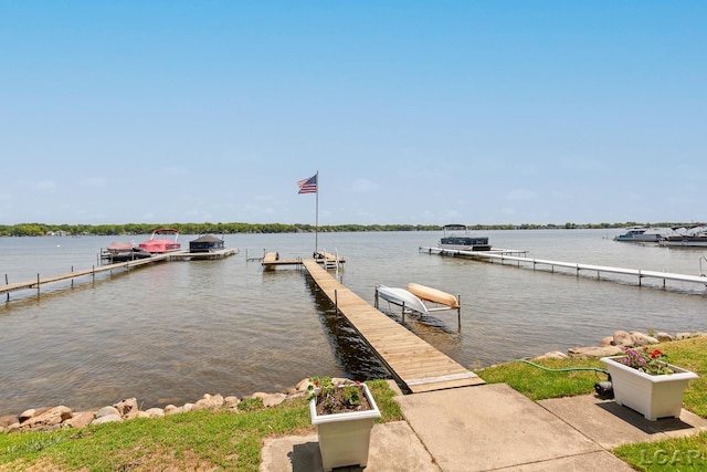 8400 Horton Beach Dr, Manitou Beach, MI 49253 - dock area with a water view