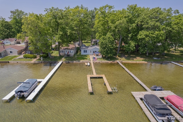 8400 Horton Beach Dr, Manitou Beach, MI 49253 - bird's eye view of a large body of water