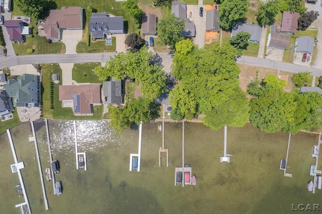 8400 Horton Beach Dr, Manitou Beach, MI 49253 - aerial overview of property's location with nearby suburban area