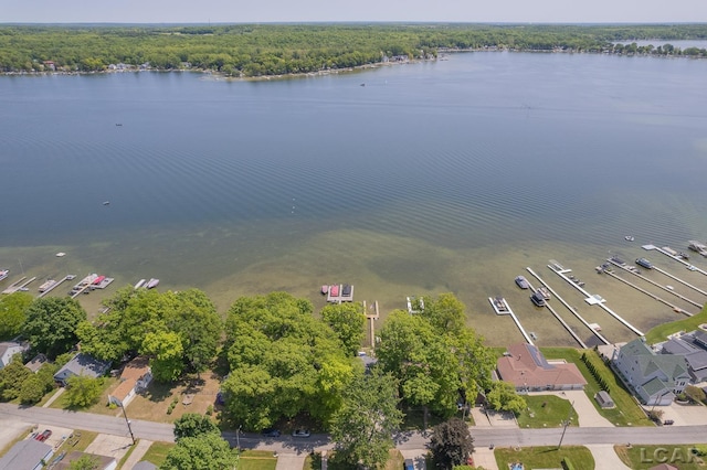 8400 Horton Beach Dr, Manitou Beach, MI 49253 - view of property location with a large body of water