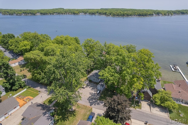 8400 Horton Beach Dr, Manitou Beach, MI 49253 - bird's eye view of a nearby body of water