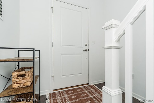 4661 Bradley Cir, Troy, MI 48085 - foyer entrance with baseboards and tile patterned floors