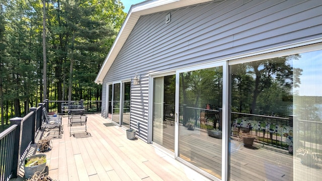 66109 Hideaway Ln, Sturgis, MI 49091 - view of wooden terrace