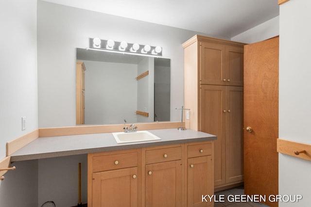 2229 Brighton St, Holland, MI 49424 - bathroom featuring vanity and tile patterned floors