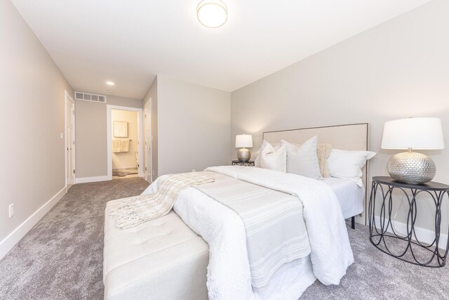 2971 Daleview Dr, Ann Arbor, MI 48105 - carpeted bedroom with baseboards, recessed lighting, and connected bathroom