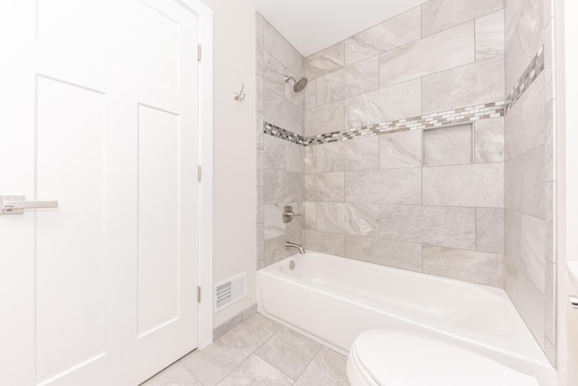 2971 Daleview Dr, Ann Arbor, MI 48105 - bathroom featuring  shower combination, toilet, and tile patterned floors