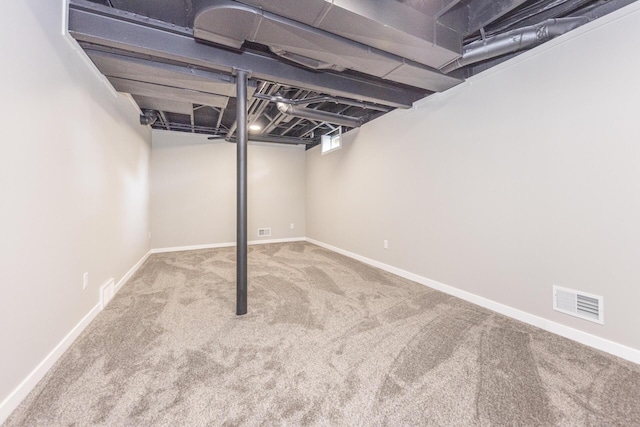 2971 Daleview Dr, Ann Arbor, MI 48105 - finished basement featuring carpet and baseboards