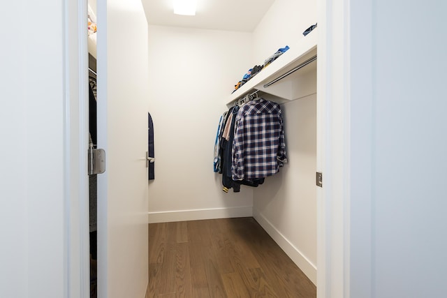 218 W Kingsley St Unit 507, Ann Arbor, MI 48103 - spacious closet with wood finished floors