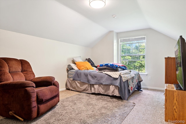 43687 Christopher Ct, Canton, MI 48188 - carpeted bedroom with lofted ceiling and baseboards