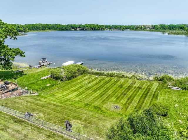 11883 Scott Park Rd, Delton, MI 49046 - drone / aerial view of a large body of water