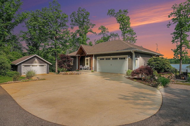 23772 Wilson Rd, Sturgis, MI 49091 - ranch-style home featuring an outbuilding and driveway