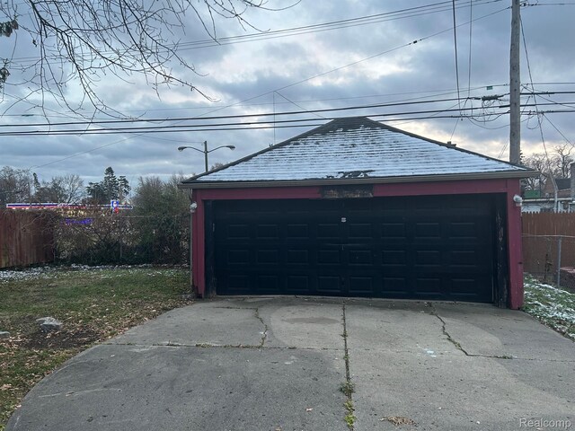 18815 Lancashire St, Detroit, MI 48223 - view of detached garage