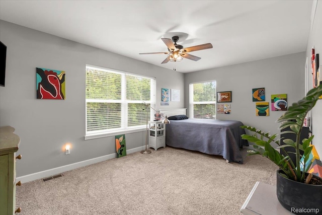 2230 Briar Rdg, Wolverine Lake, MI 48390 - carpeted bedroom with baseboards and ceiling fan
