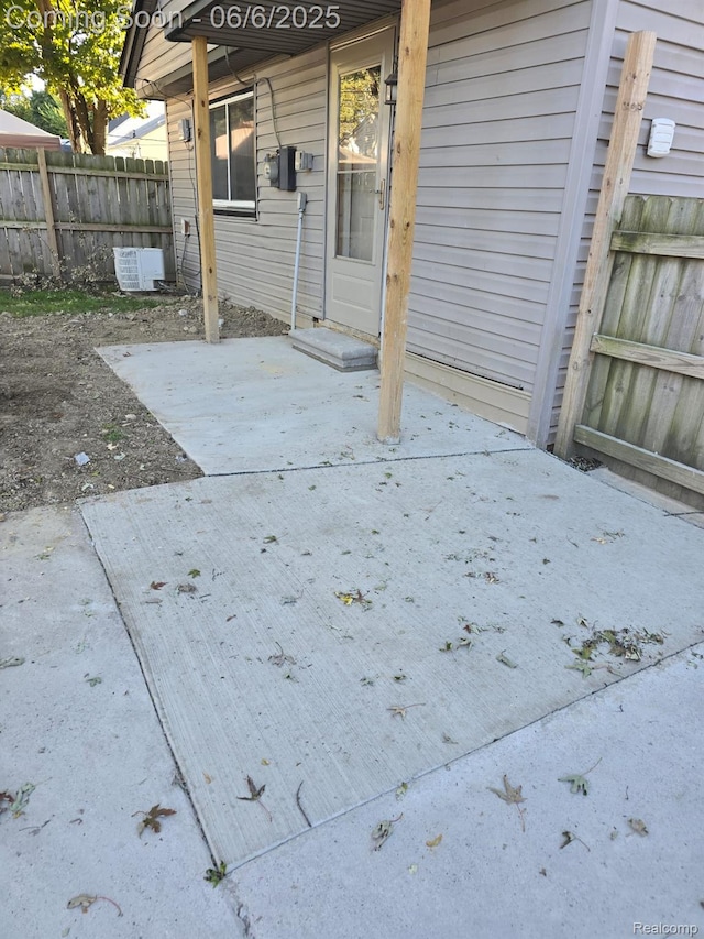 7713 Jackson St, Taylor, MI 48180 - view of patio with ac unit