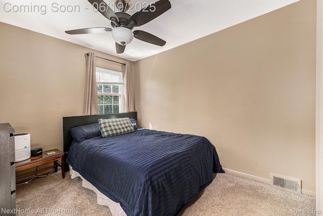 36551 Parkdale St, Livonia, MI 48150 - bedroom with carpet floors and a ceiling fan