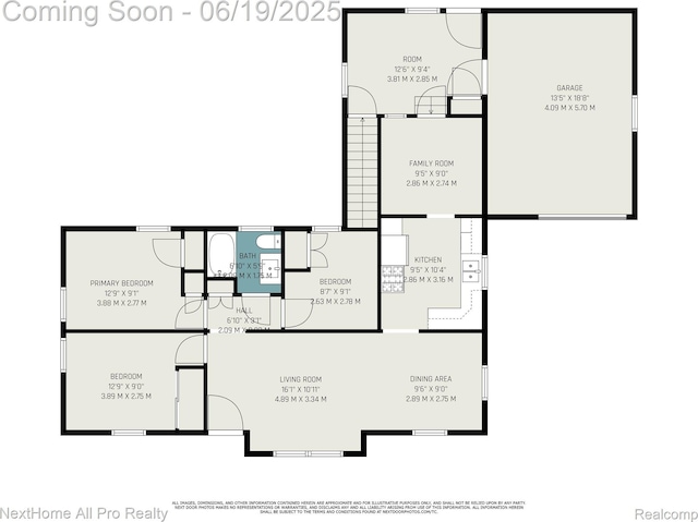 36551 Parkdale St, Livonia, MI 48150 - view of property floor plan