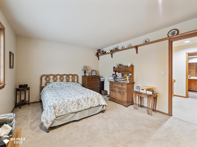 9705 Burning Tree Dr, Grand Blanc, MI 48439 - bedroom with light colored carpet and baseboards