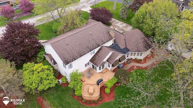 9705 Burning Tree Dr, Grand Blanc, MI 48439 - aerial view of property and surrounding area