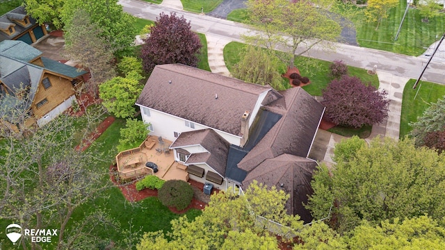 9705 Burning Tree Dr, Grand Blanc, MI 48439 - view from above of property