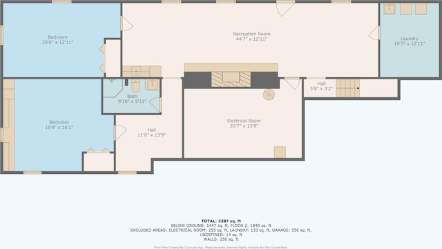 8680 Bennett St SE, Ada, MI 49301 - property floor plan