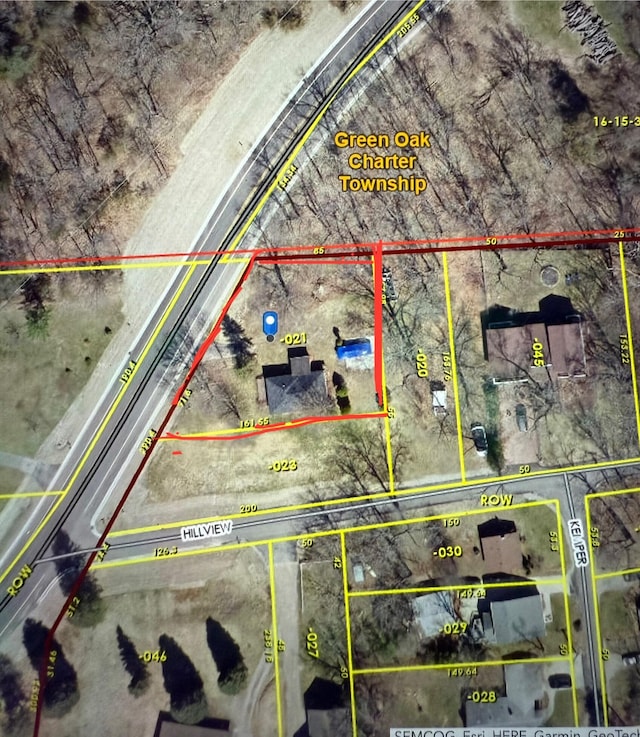 11108 Silver Lake Rd, South Lyon, MI 48178 - aerial overview of property's location