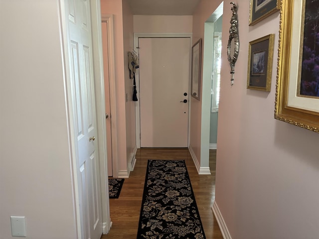 249 Churchgrove Rd, Frankenmuth, MI 48734 - hall with wood finished floors and baseboards