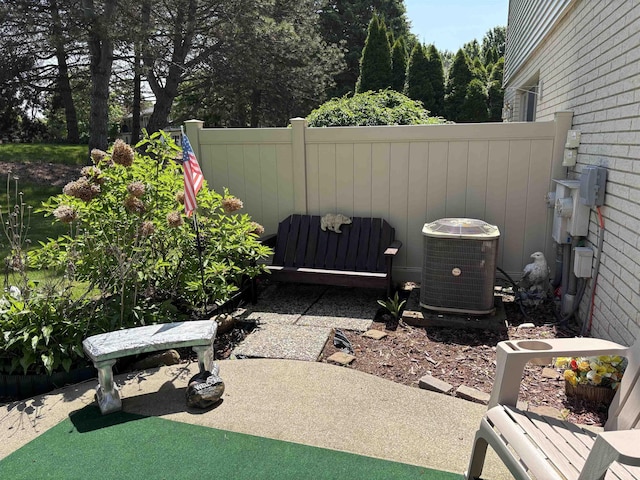 249 Churchgrove Rd, Frankenmuth, MI 48734 - view of patio with cooling unit