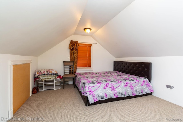 20811 Doepfer Rd, Warren, MI 48091 - carpeted bedroom featuring lofted ceiling