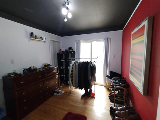 8383 Dixie Ln, Dearborn Heights, MI 48127 - bedroom with wood finished floors