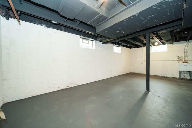 15400 Sprenger Ave, Eastpointe, MI 48021 - basement with a sink