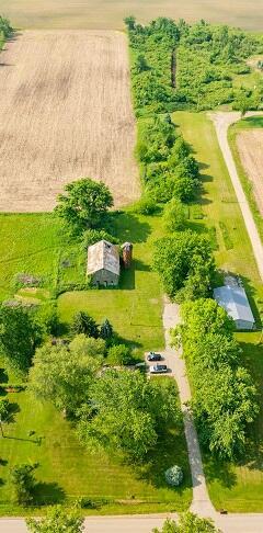 888 E Saint Joe Hwy, Grand Ledge, MI 48837 - overview of rural landscape with large plots for crops