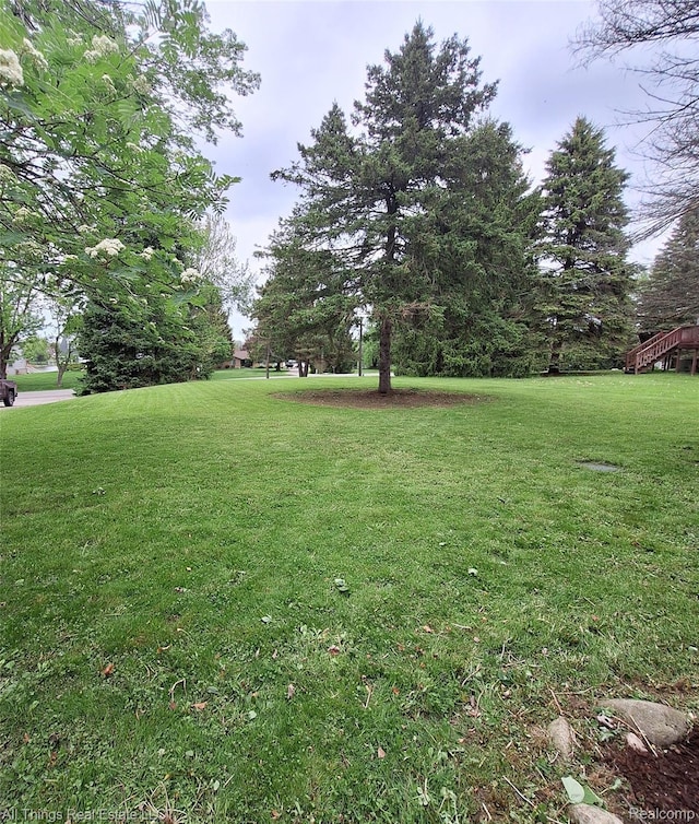 3827 Woodland Dr, Metamora, MI 48455 - view of green lawn