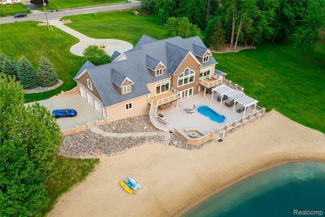 6312 S Graham Rd, Saint Charles, MI 48655 - view of subject property with a pool