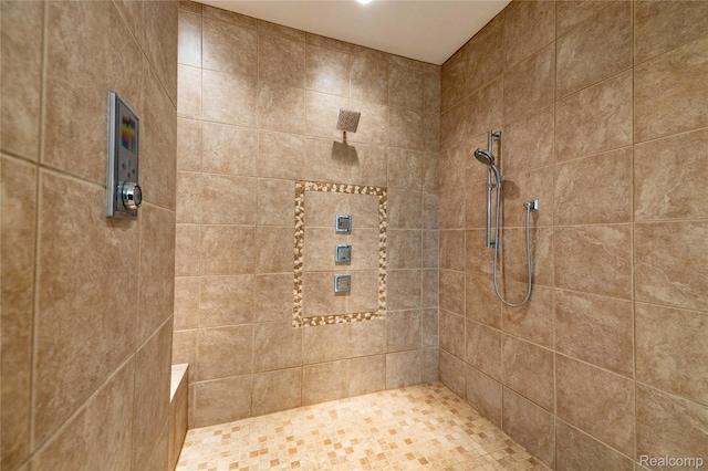 6312 S Graham Rd, Saint Charles, MI 48655 - full bathroom featuring tiled shower