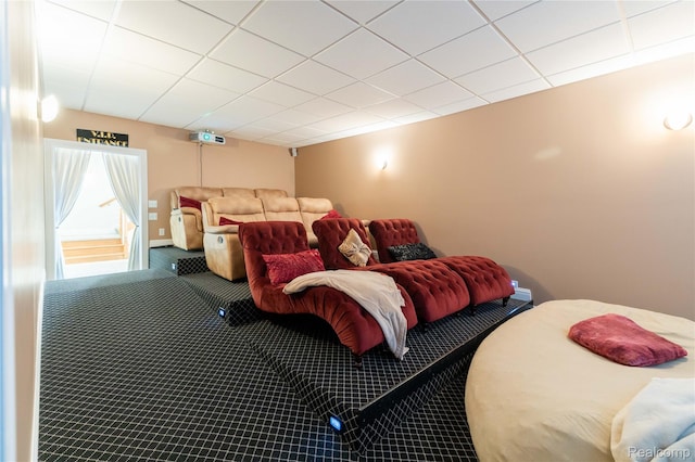 6312 S Graham Rd, Saint Charles, MI 48655 - cinema room featuring carpet floors