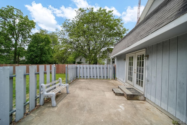 603 Company St, Adrian, MI 49221 - view of patio with french doors