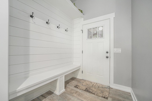 1749 Fairview Dr, Allegan, MI 49010 - mudroom with wood finished floors and baseboards