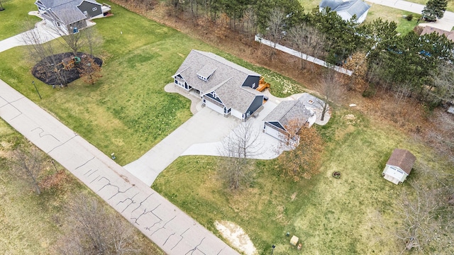 1749 Fairview Dr, Allegan, MI 49010 - aerial view of property and surrounding area