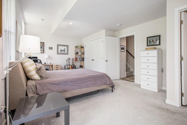 2990 Stoke Way, Ann Arbor, MI 48105 - bedroom with light colored carpet and baseboards