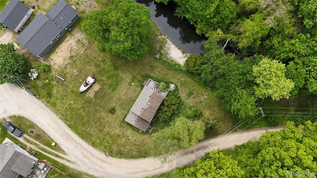 9617 Portage Trl, White Lake, MI 48386 - drone / aerial view of a large body of water
