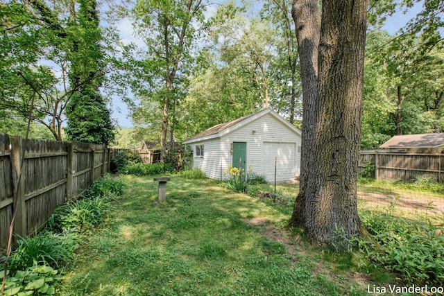 1819 Willis Ave NW, Grand Rapids, MI 49504 - view of yard featuring a detached garage and an outdoor structure