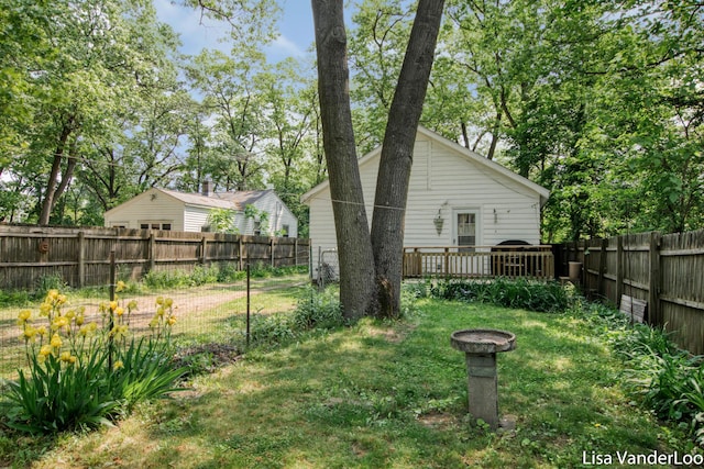 1819 Willis Ave NW, Grand Rapids, MI 49504 - view of yard with a deck
