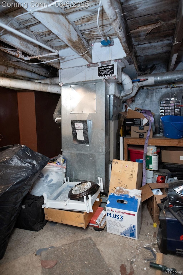 923 Stone St, Port Huron, MI 48060 - view of unfinished basement