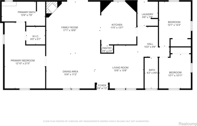 5730 Cavendar Dr, Mount Pleasant, MI 48883 - home floor plan