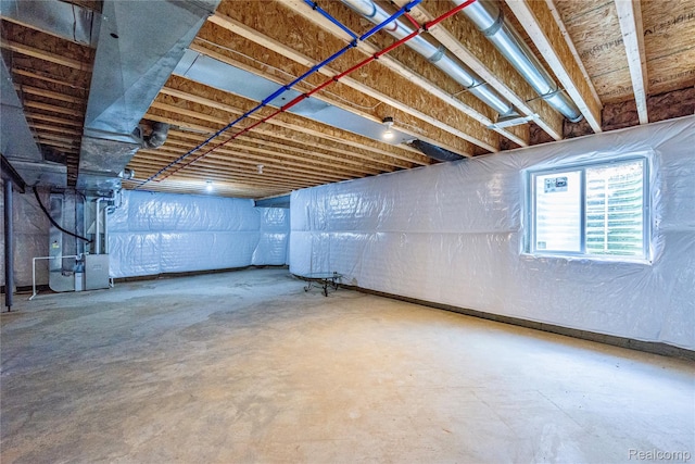 3982 Ontario Dr, Auburn Hills, MI 48326 - below grade area featuring heating unit