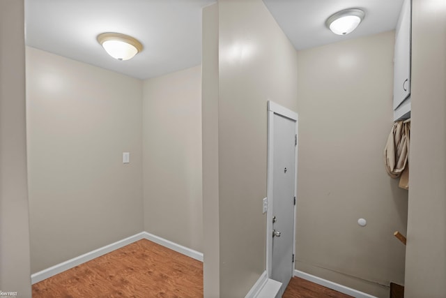 2284 E Frances Rd, Clio, MI 48420 - corridor featuring wood finished floors and baseboards