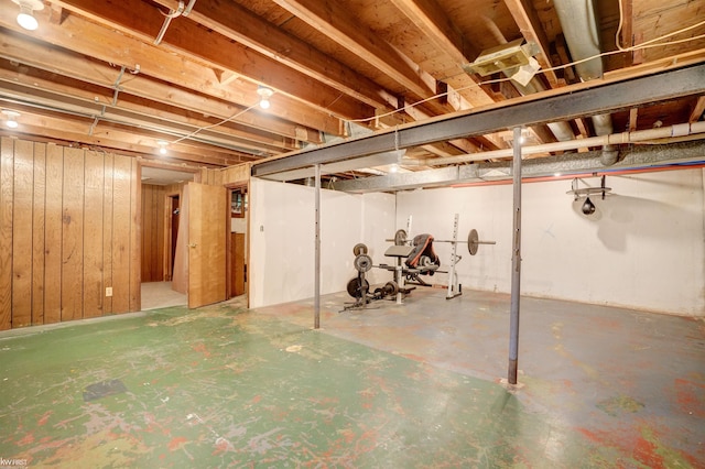 2284 E Frances Rd, Clio, MI 48420 - view of unfinished below grade area