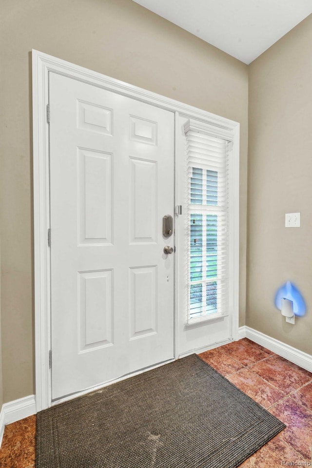 48888 Amanda Ln, Shelby Twp, MI 48317 - foyer entrance featuring baseboards