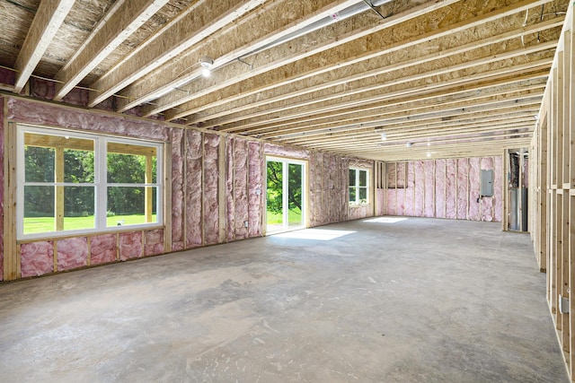 233 Markus Glen Dr, Plainwell, MI 49080 - below grade area with electric panel