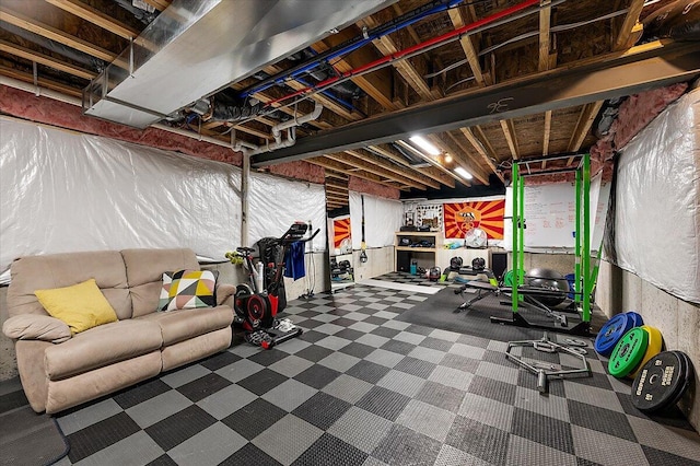 2765 Polson St, Ann Arbor, MI 48105 - unfinished basement featuring carpet flooring